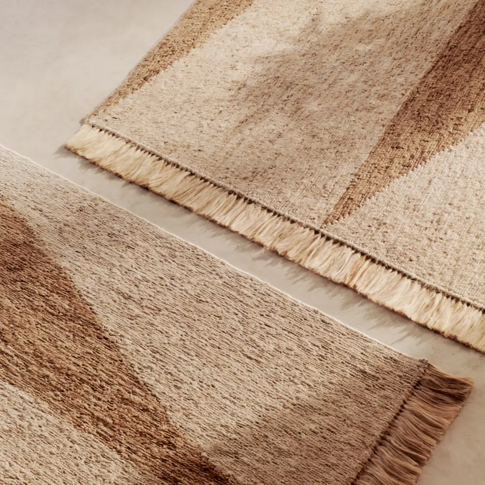 Studie Teppe 140x200 cm- Natural/Off-white