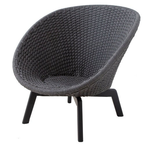 Peacock Loungestol Svart