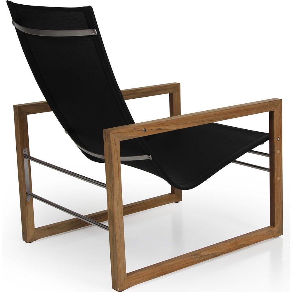 Vevi lenestol natur/svart Brafab