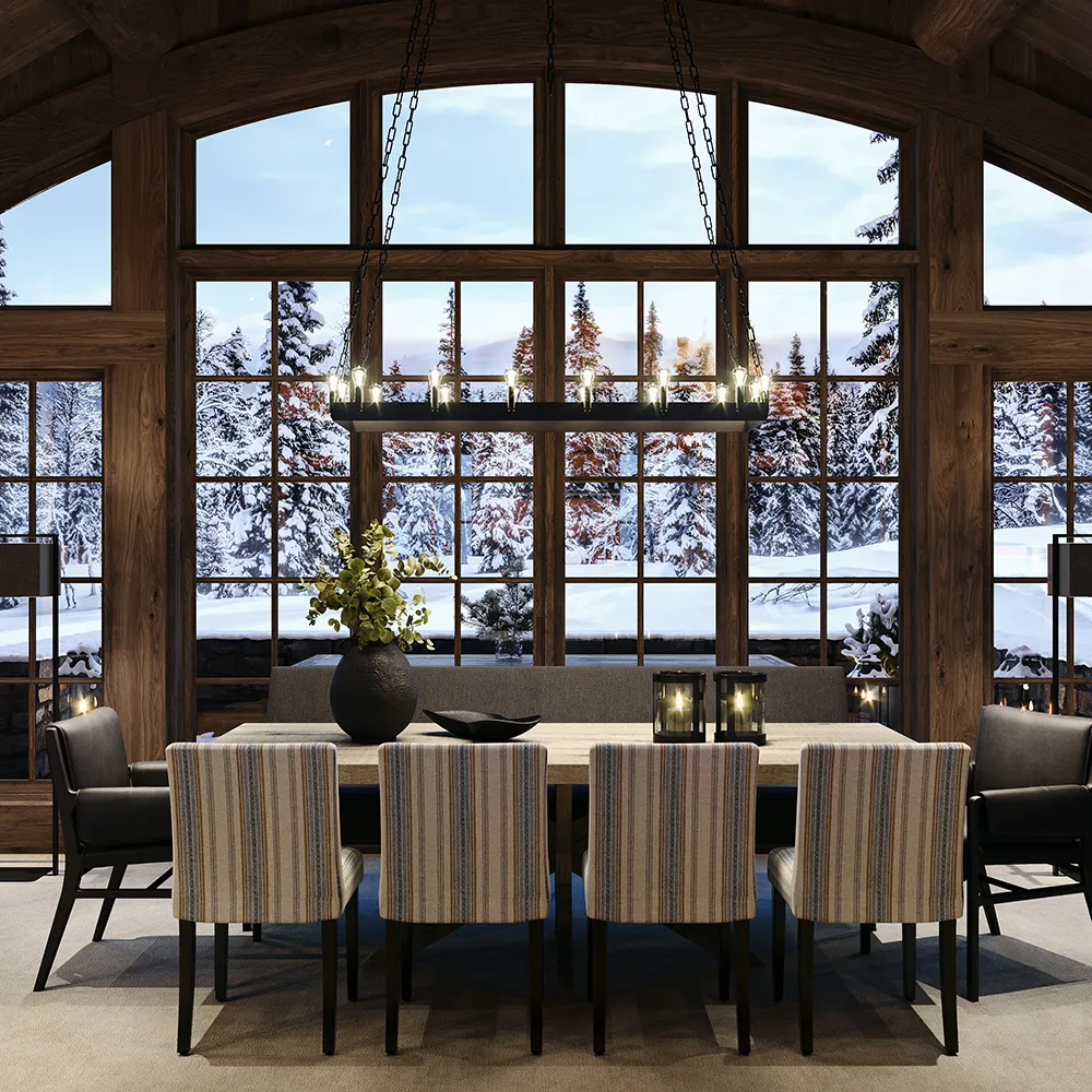 Taklampe Crown 148x48 Cm Jern