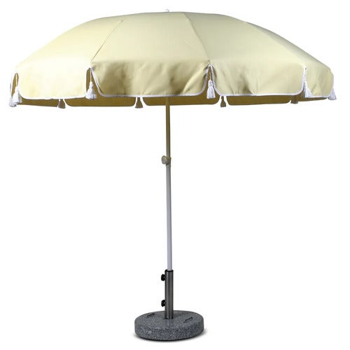 Parasoll 220 cm med dusker lightyellow 34
