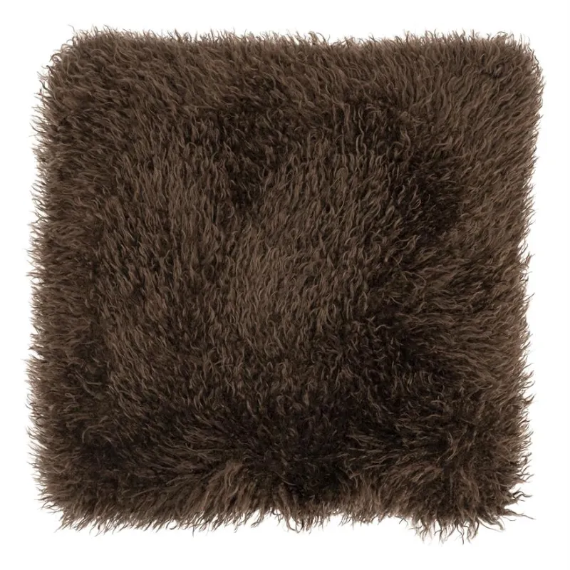 By-Boo, Pillow Doodly 50x50 cm - dark brown 50x50x12 cm