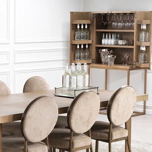 Cora Brett Rektangulær Nikkelfinish