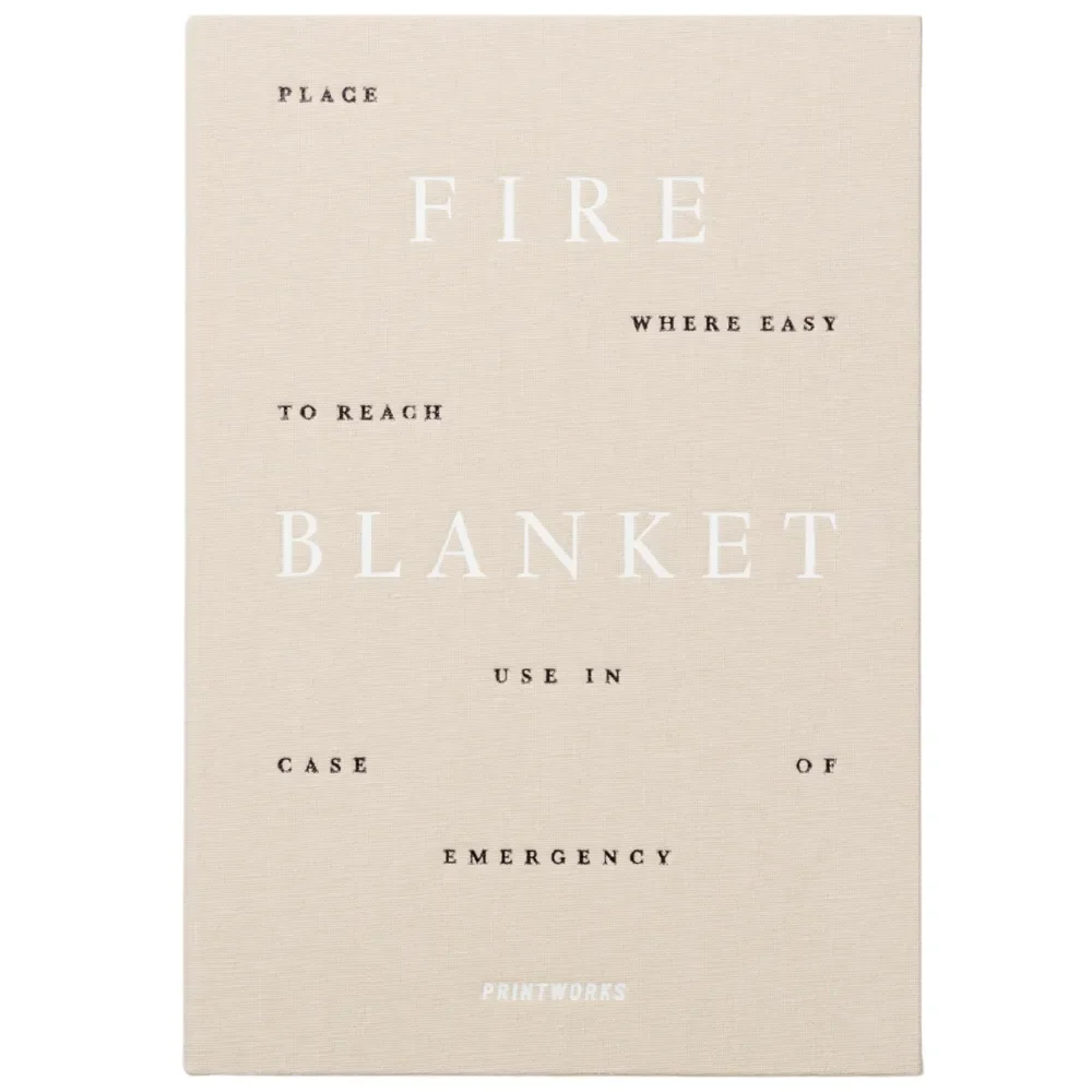 Printworks, Fire Blanket, Beige