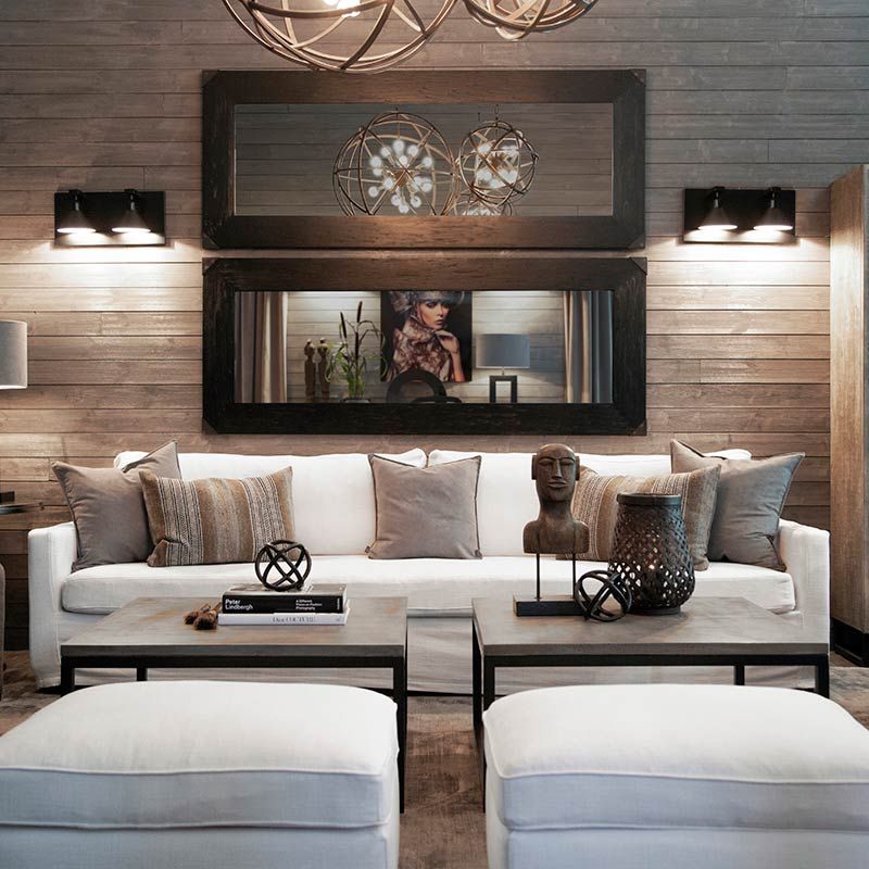 Vegglampe Anzio dobbel Artwood