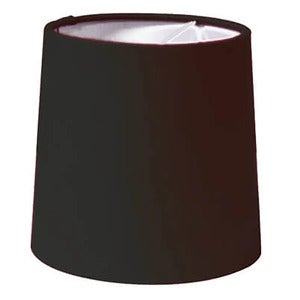 Solid lampeskjerm 15cm svart