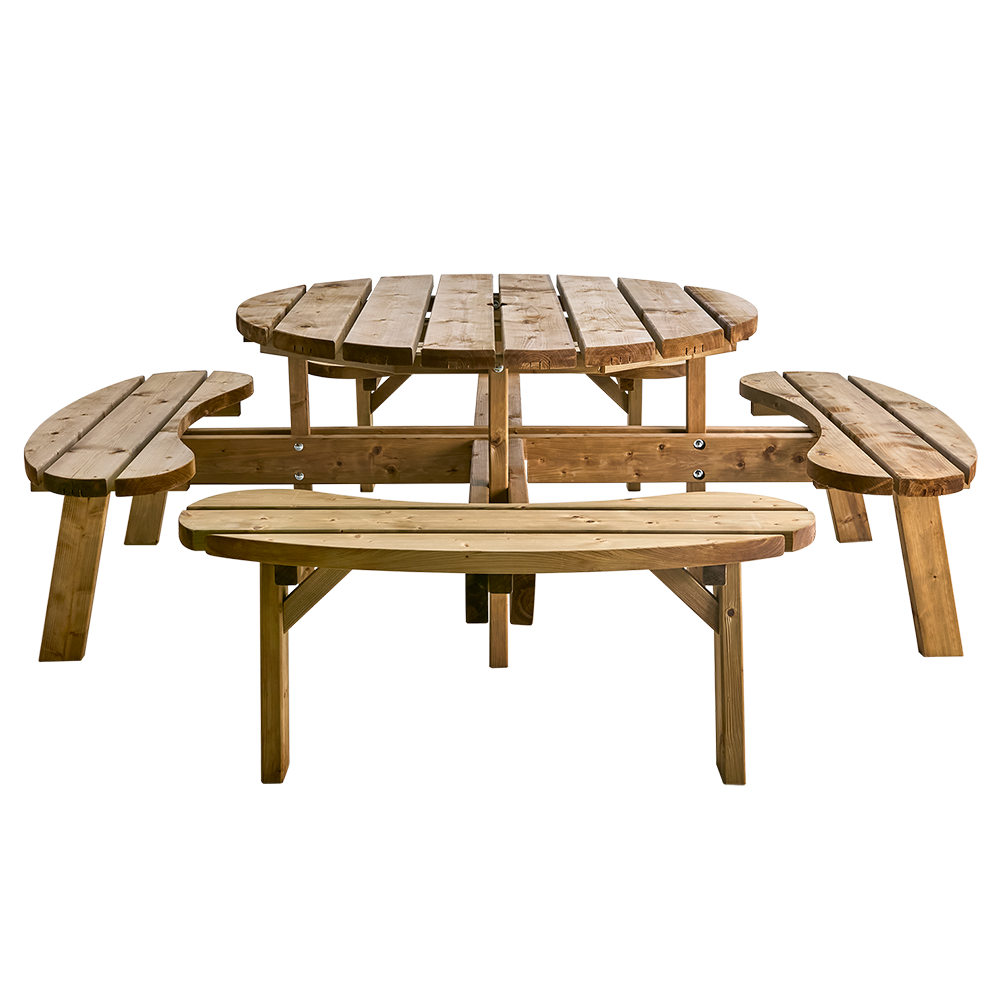 HASSLEBRO pikniksett furu