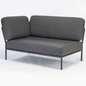 Levelgavl venstre grå aluminium