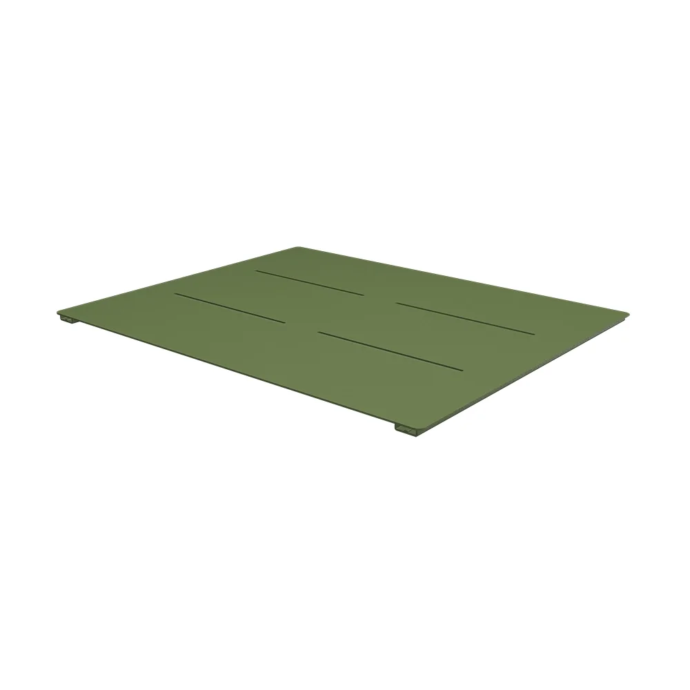 Houe, AVANTI bordplate aluminium olivengrønn