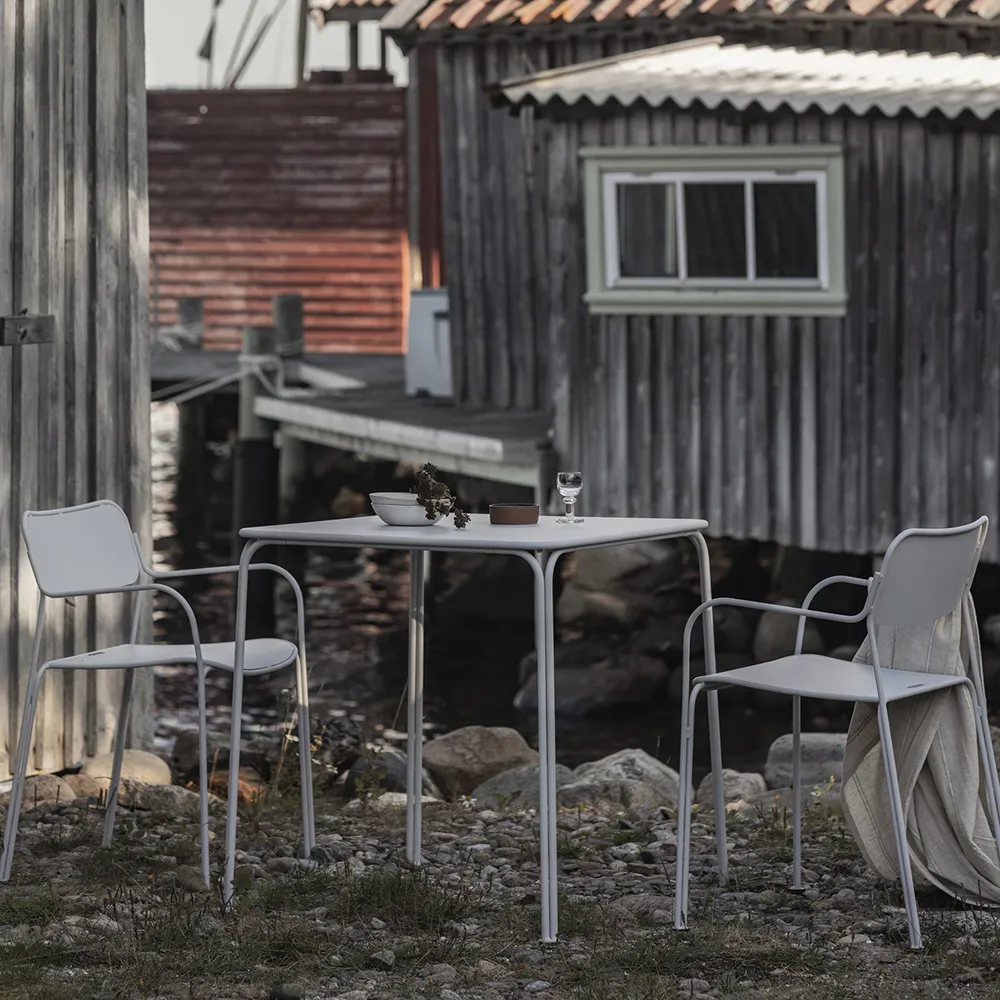 Libelle spisebord 70x70 cm Grå 