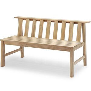 Planksofa i teak 144 cm