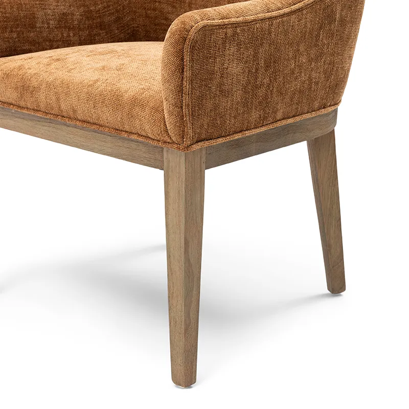 Whistler stol med armlener Maroon Brown