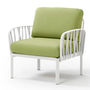 Komodo lenestol White - Avocado Sunbrella