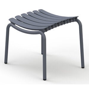 Reclips fotskammel grå aluminium