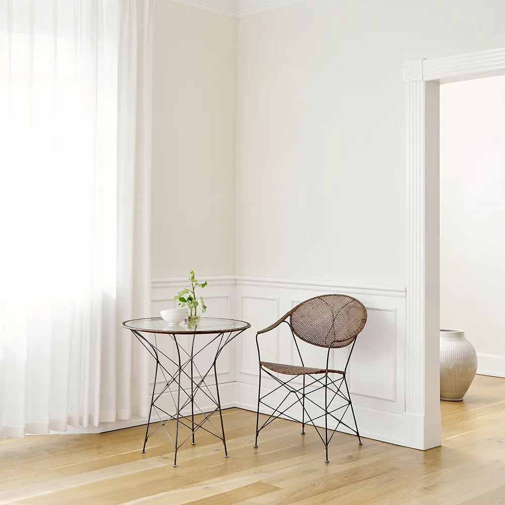 Funky kafébord med glass hasselnøtt