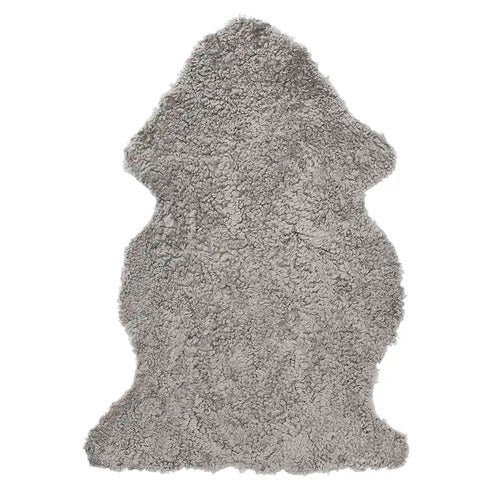 Curly fåreskinn  60x95 cm Natural grey