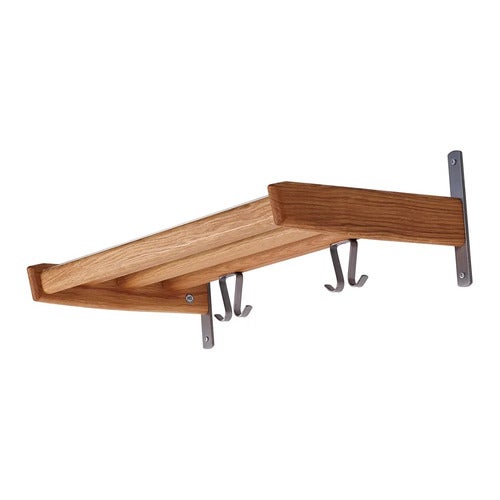 Meja hattehylle 59 cm Lakkert eik