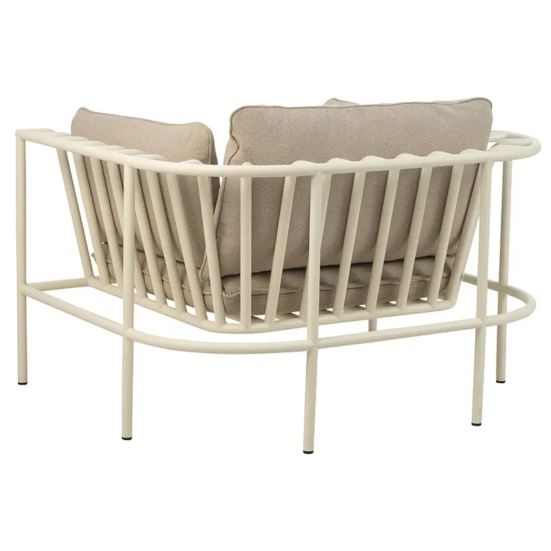 Collier lenestol  Pearl white / Teddy beige