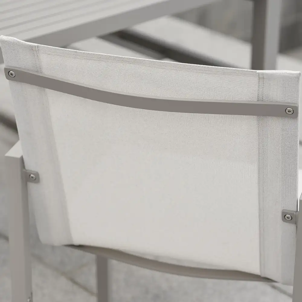 Vevi karmstol kaki/hvit Brafab