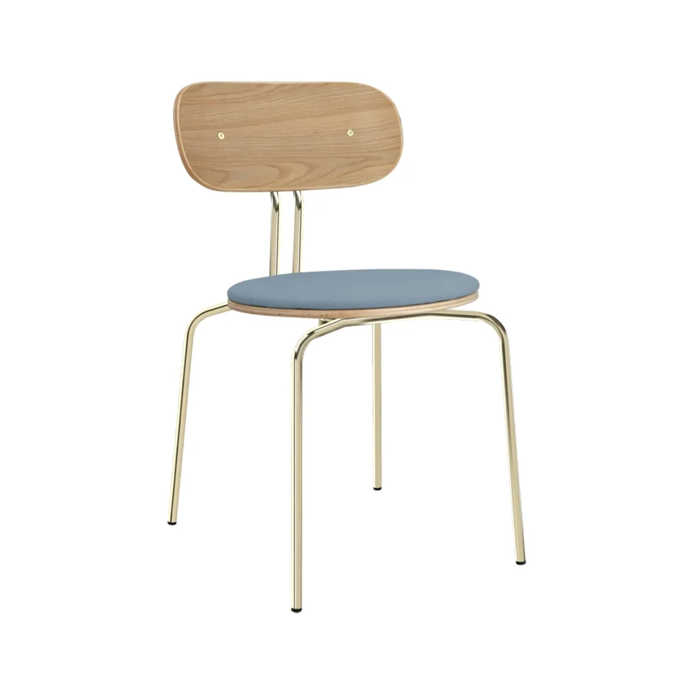 Curious spisestol eik/messing Bright Skies