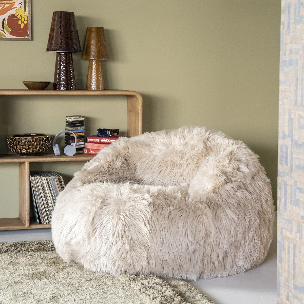 Oppblåsbar lenestol Snuzzle Taupe