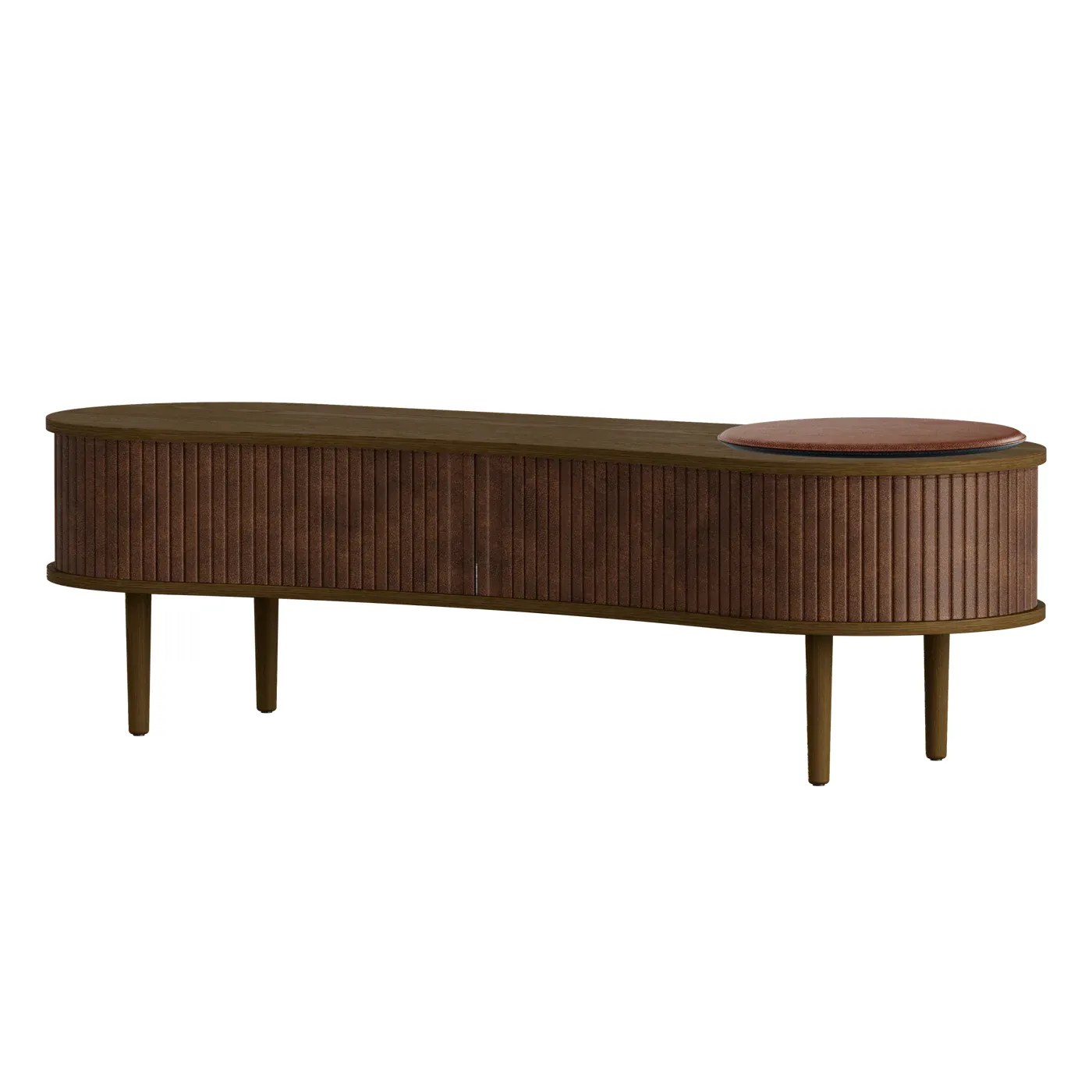 Audacious TV-stativ Mørk eik/Hazelnut