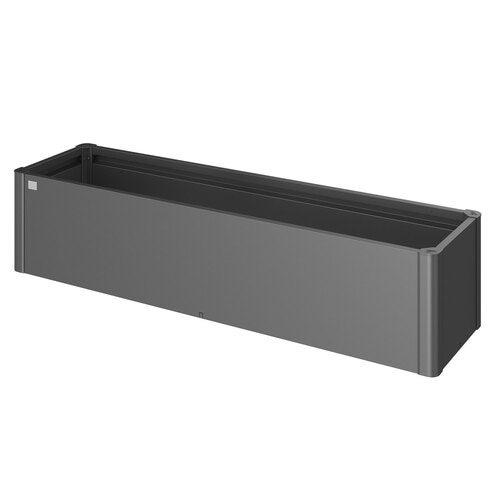 Belvedere plantebed mini size 200 metallic mørkegrå Biohort