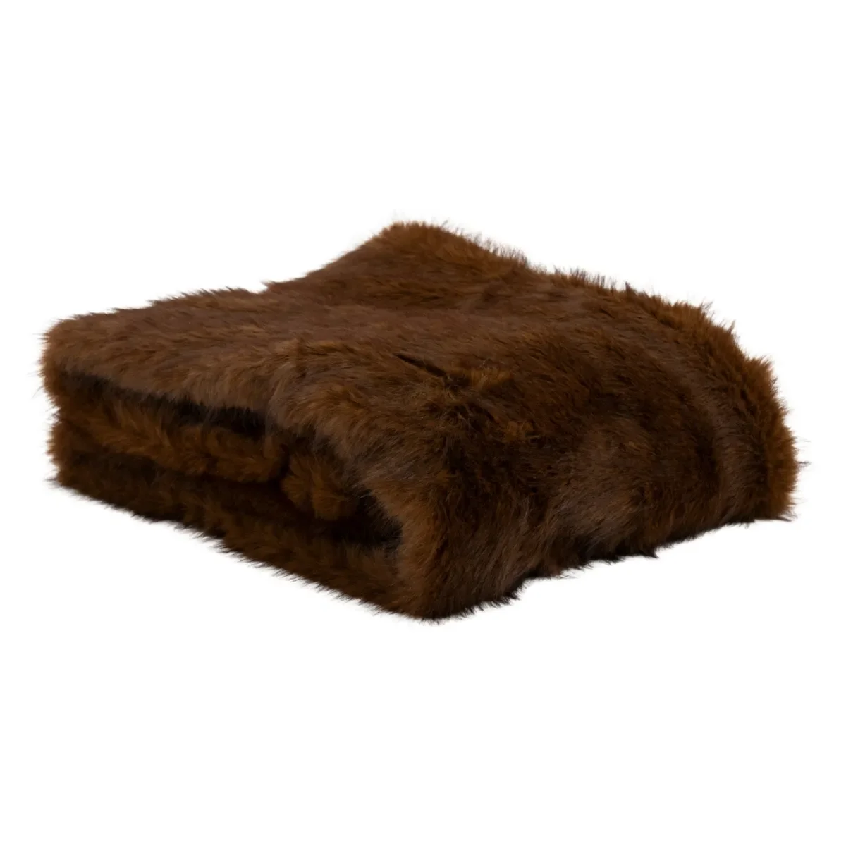 By-Boo, Foxy Fox Pledd 170x130 cm Polyester mid brown