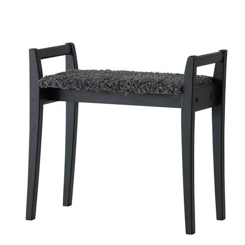 Meja Krakk Svartbeiset eik/safeskinn look Mørk grå