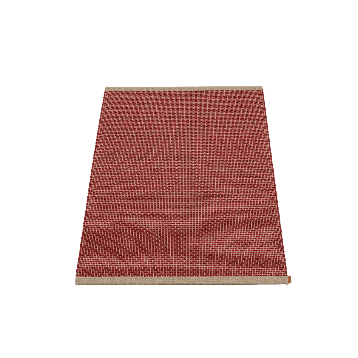 Pappelina, Vaskbar Plastmatte NILS Dark Red 70x180 cm