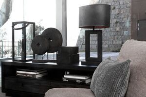 Troya Decor L Svart Artwood