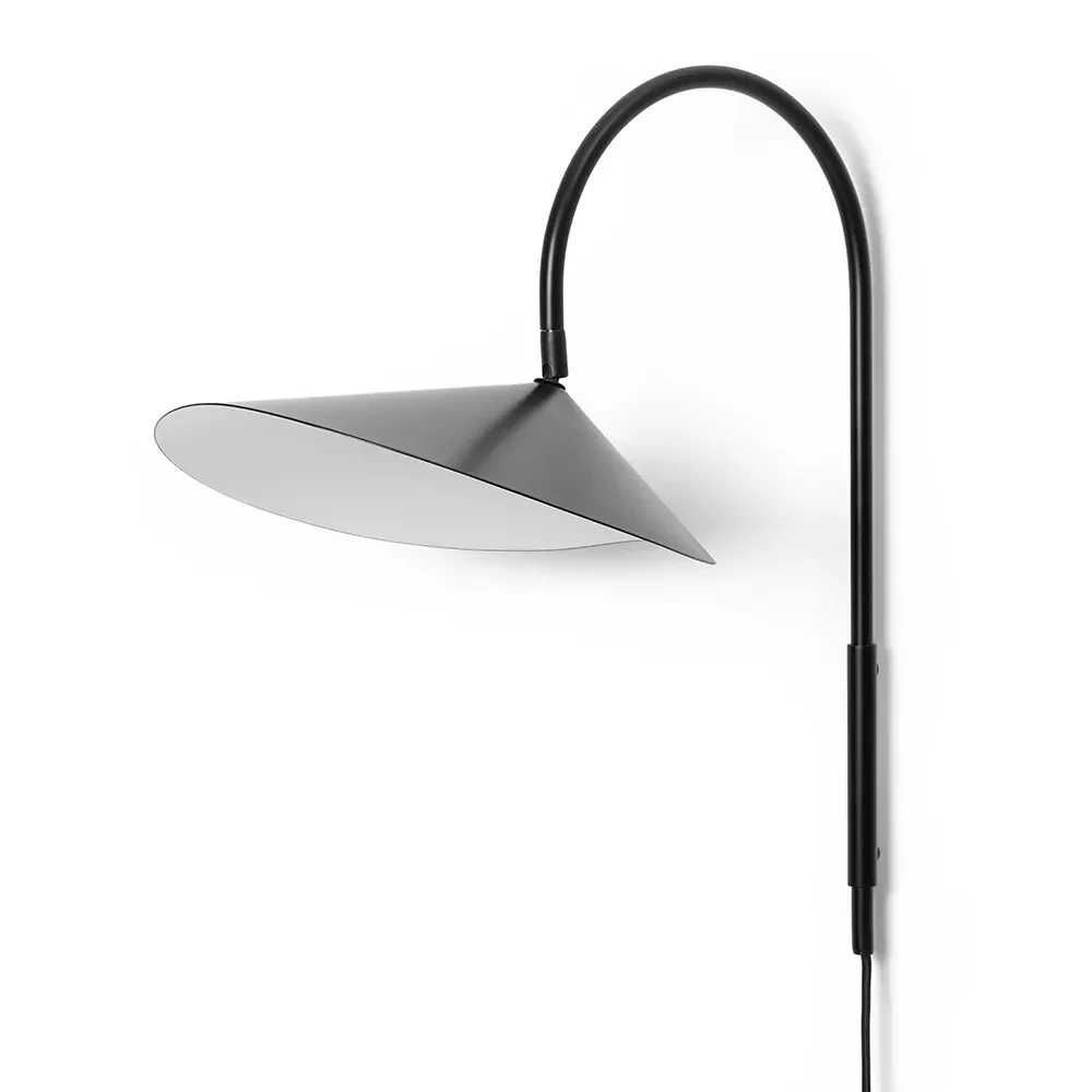 Arum Swivel Vegglampe - Black