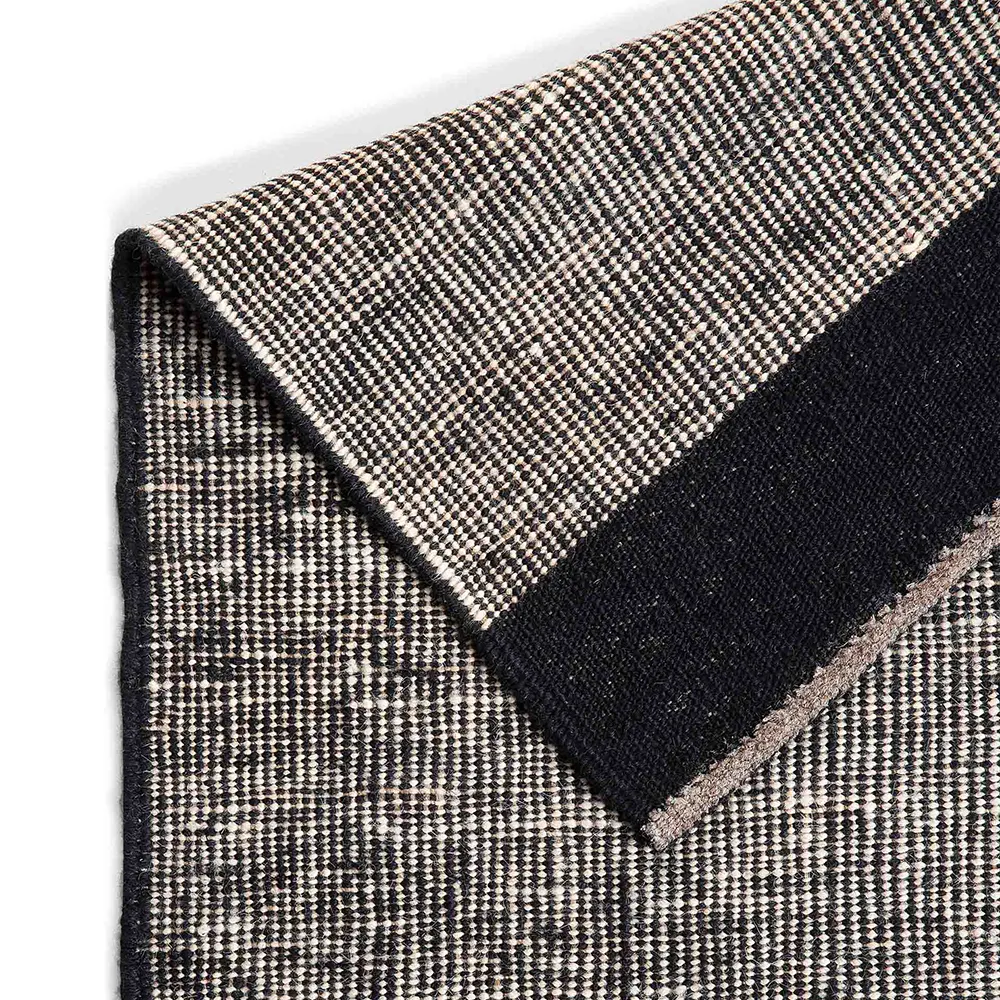 Dots kilim Teppe170x240 Black