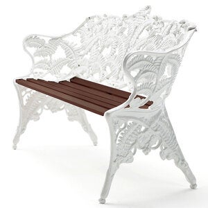 Sofa Classic / g:hvit / v:oljet mah. Byarums Bruk