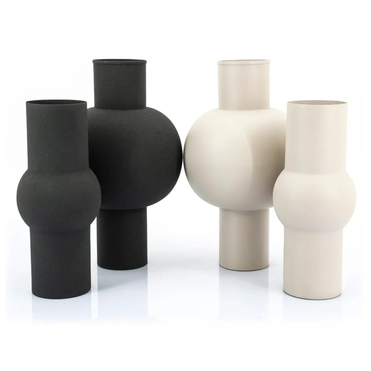 Ola large 25.5x25.5x43 cm jern hvit