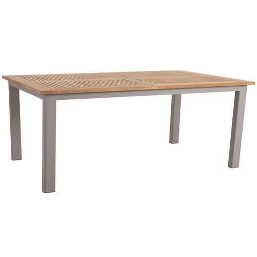 Lyon Spisebord 224-304X100 Cm Khaki/Teak