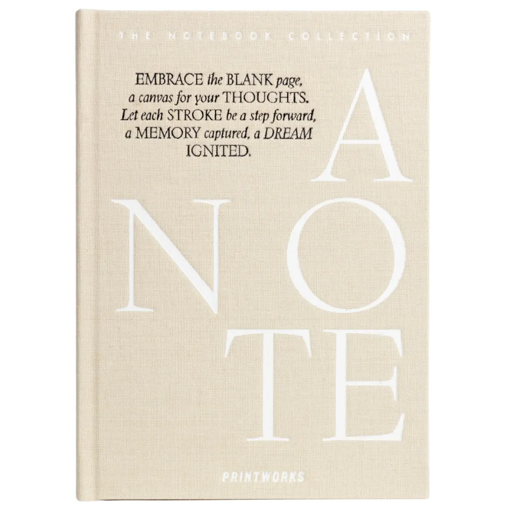  Notatbok - Bare en notat, beige