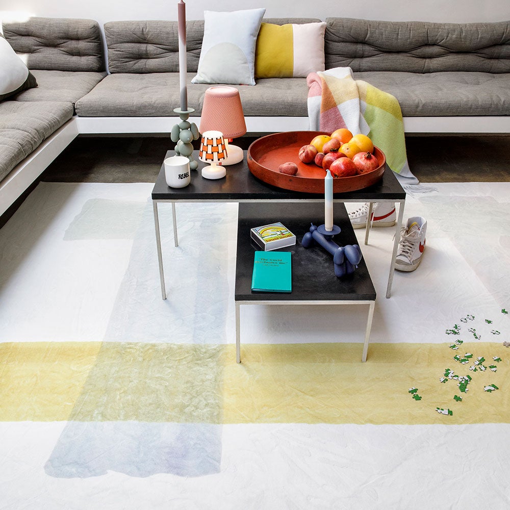 Colour blend blanket rhubarb