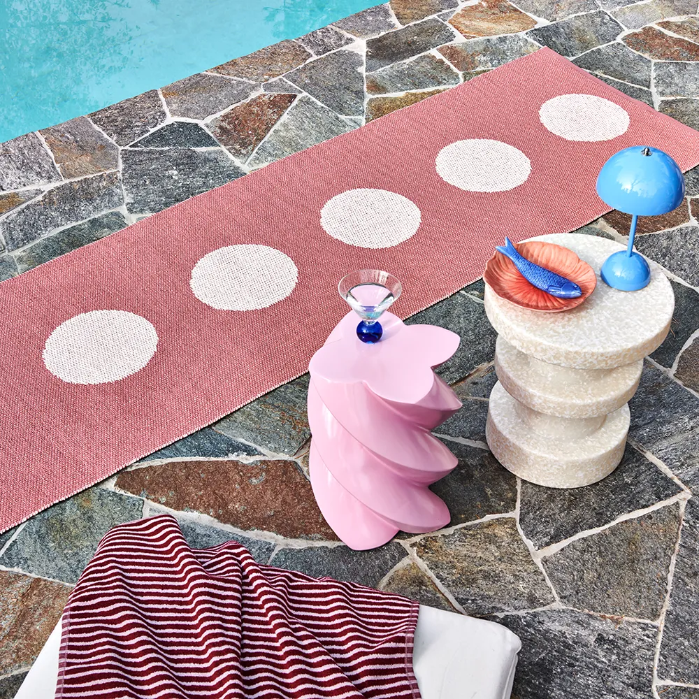 Vera Pop teppe Blush/Pearl Pink 70 x 120cm