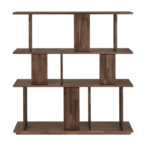 Irregular Hylle lakkert teak 112 x 37 x 115 cm