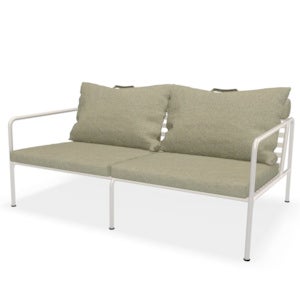 Avon 2-seters sofa Moss/White 