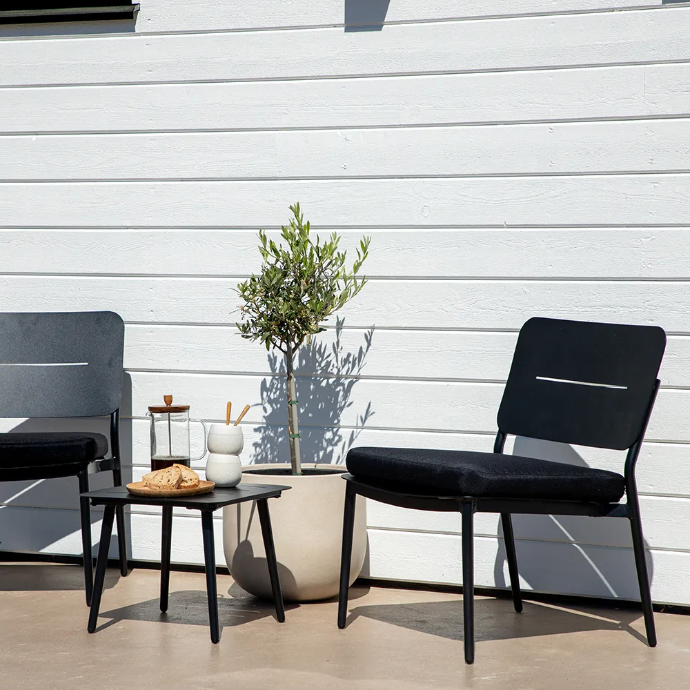 Lina lenestol svart 2-pakning