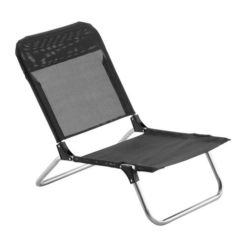 Quick solstol svart aluminium/textilene