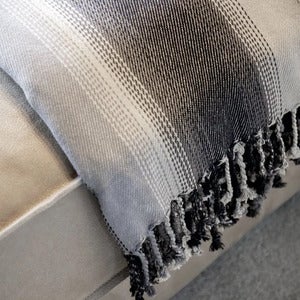 Pledd Adonis 130 x 180 cm Stripe Brown Artwood