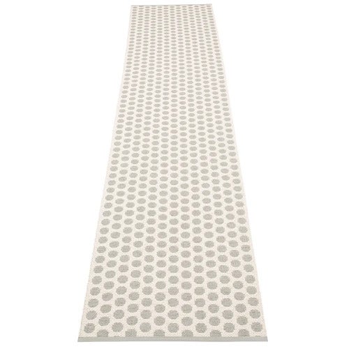 Noa teppe Warm Grey/ V/ W. Grey stripe 70 x 350 cm