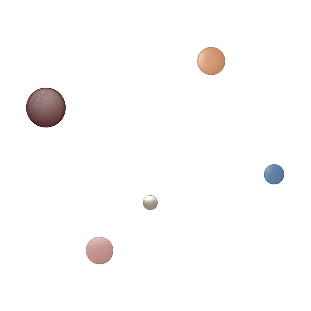 Dots Wood Ø6,5 cm - Pale Blue