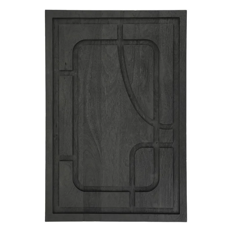 Kuzai 60x3x90 cm tre svart
