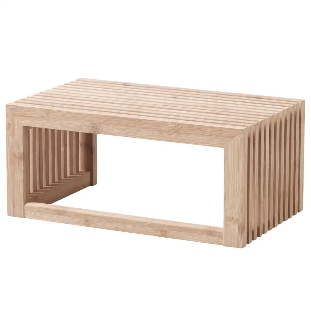 Rib Hattehylle 45 cm Bambus