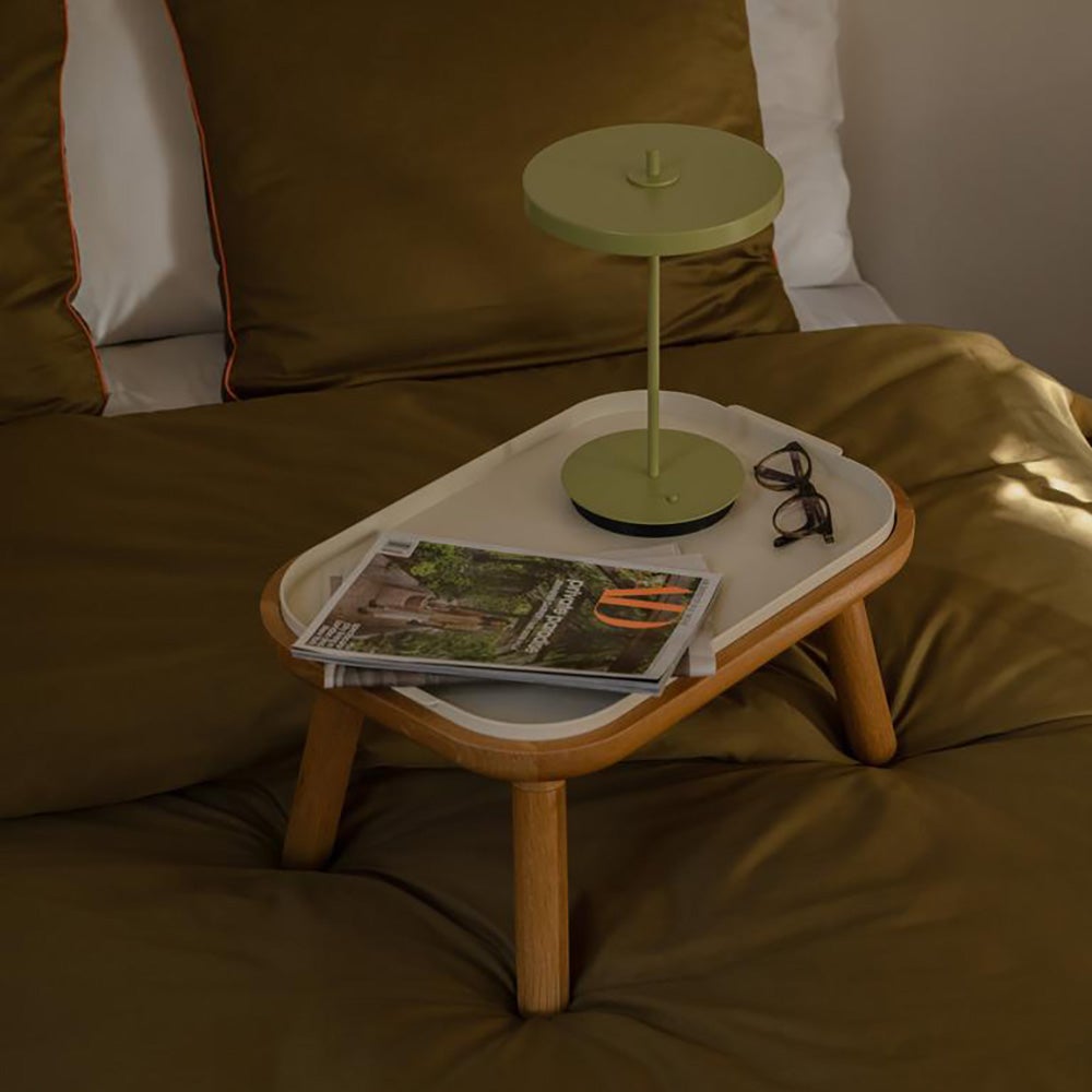 Paff Lavt sidebord i eik/Pearl White