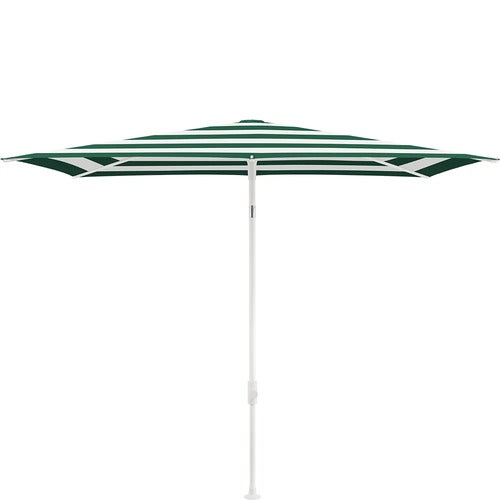 Smart parasoll 250x200 cm matt white Kat.5 589 Green Stripe